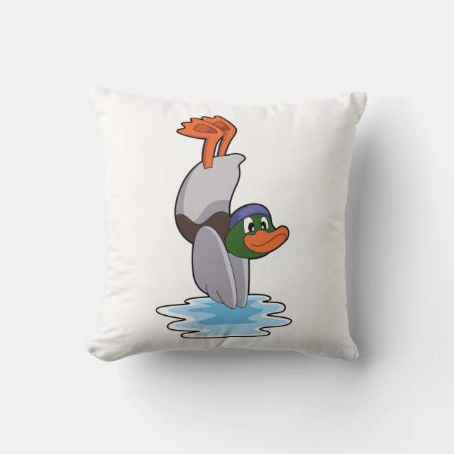 Dusche mit Haltegriff in Wasser.PNG Kissen (Vorderseite)