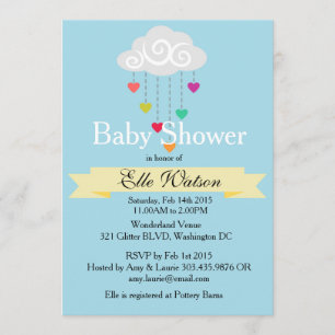 Dusche mit Liebe Babydusche Einladungen