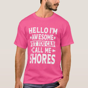 Dusche Nachname nennen mich Küstenteam Letzte Nach T-Shirt