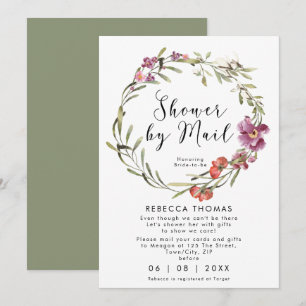 Dusche per Post, virtuelles Brautparty Einladung