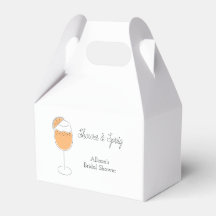 Dusche und Spritz Bubbly Cocktail Junggesellinnena