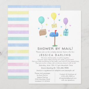 Dusche von Mail Niedlich Baby Dusche Einladung