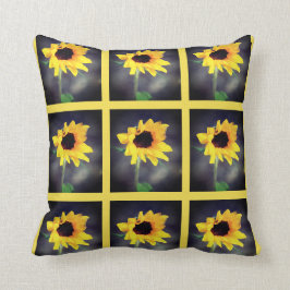 Dusche von Sonnenblumen Kissen