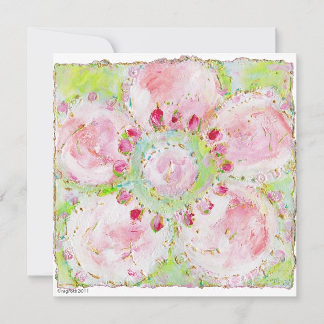 Duscheinladung "le printemps" einladung (Vorderseite)