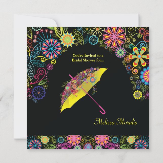 Duschen der Helligkeits-Einladung Einladung (Vorderseite)