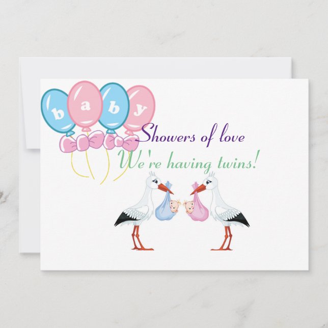 Duschen der Liebe für Twins (Vorderseite)