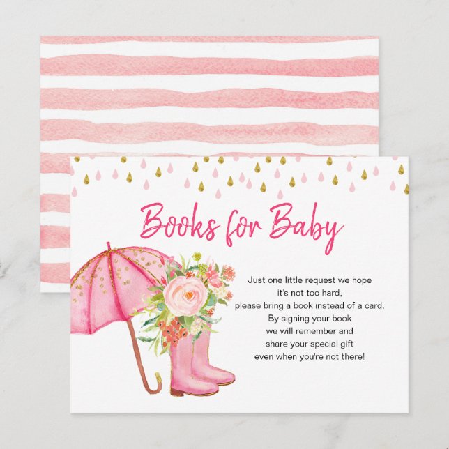 Duschen im April bringen Mai Blume Bücher für Baby Postkarte (Vorne/Hinten)