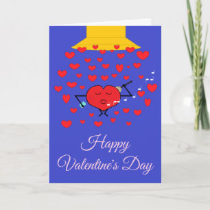 Duschen Sie mit Liebe Blue Valentine's Ed. Karte