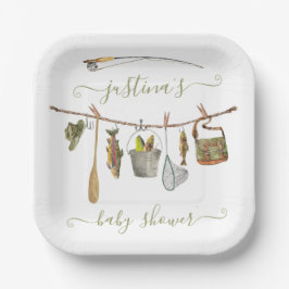 Duschkabine für Rollen Pappteller