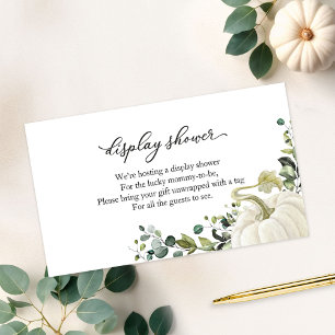 Duschkabine mit Duschvorrichtung für Grünpflanzen Begleitkarte