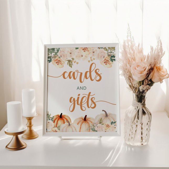 Duschkarte und Geschenke für Pumpkin Baby Poster (Von Creator hochgeladen)