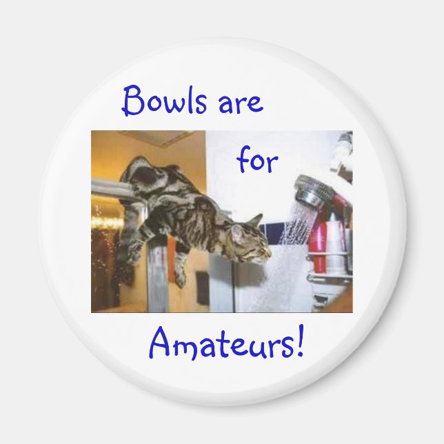 Duschkatze Magnet (Vorne)