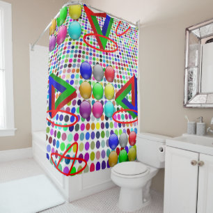 Duschvorhang Abstrakt