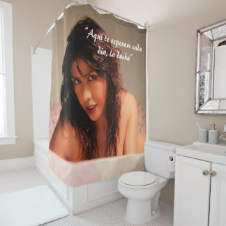 Duschvorhang / Aquí te espero cada día, la ducha