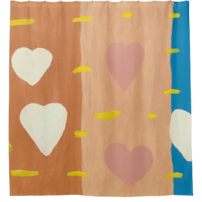 Duschvorhang aus Liebe (Vorderseite)