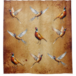 Duschvorhang aus rotem Nacken