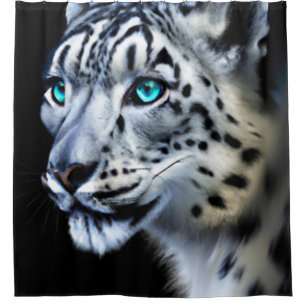 Duschvorhang aus Snow Leopard