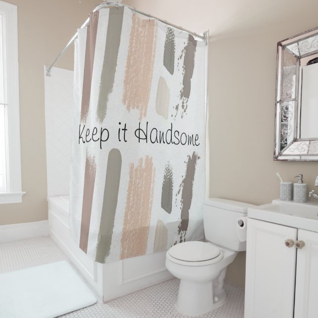 Duschvorhang Behalten schön (Beispiel)