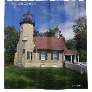 Duschvorhang der White River Light Station