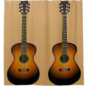 Duschvorhang für akustische Gitarren