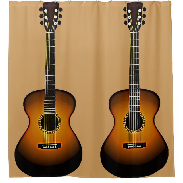 Duschvorhang für akustische Gitarren (Vorderseite)