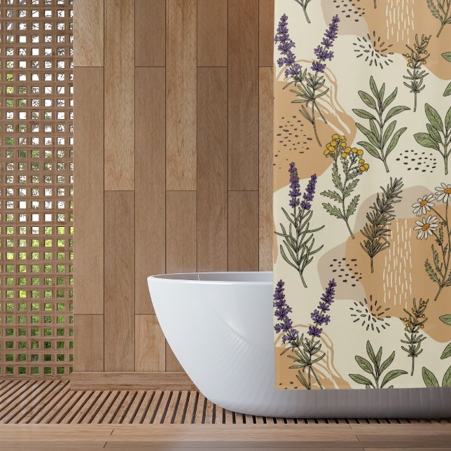 Duschvorhang für Kräuterblüten (Von Creator hochgeladen)