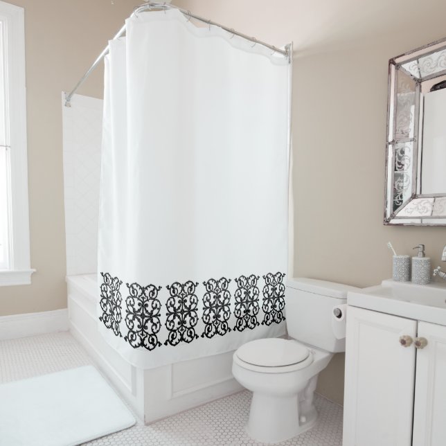 Duschvorhang in der 2. Straße (Beispiel)