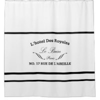 Duschvorhang Le Bain