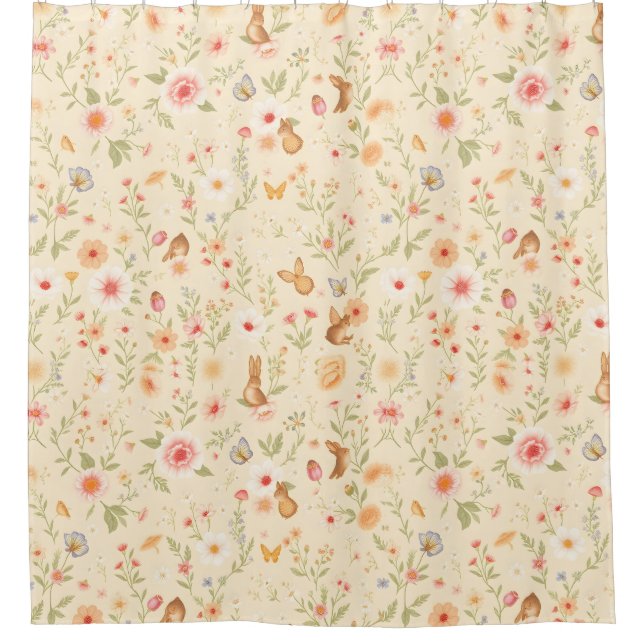 Duschvorhang mit Cotgore-Kern - Eine Whimsikische  (Vorderseite)