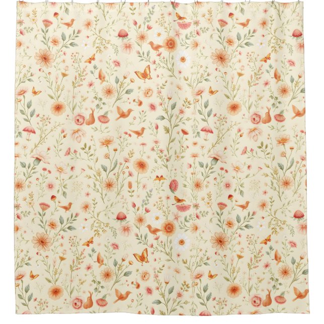 Duschvorhang mit Cotgore-Kern - Eine Whimsikische  (Vorderseite)