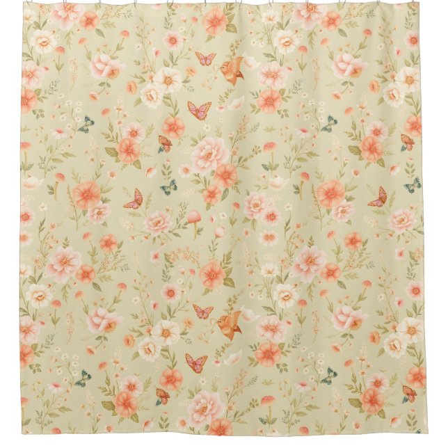 Duschvorhang mit Cotgore-Kern - Eine Whimsikische  (Vorderseite)