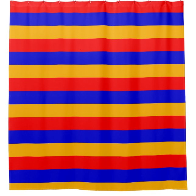 Duschvorhang mit der Flagge Armeniens (Vorderseite)