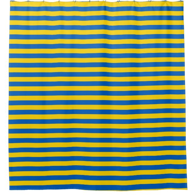 Duschvorhang mit der Flagge der Ukraine (Vorderseite)