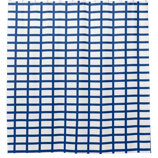 Duschvorhang mit der Flagge Finnlands (Vorderseite)