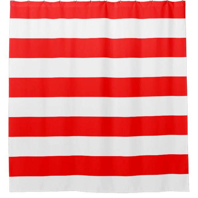 Duschvorhang mit Flagge Indonesiens (Vorderseite)