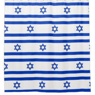 Duschvorhang mit Flagge Israels