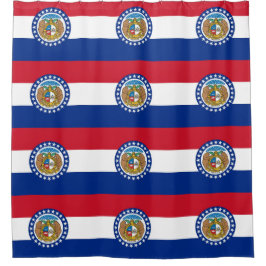 Duschvorhang mit Flagge von Missouri, USA