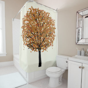 Duschvorhang mit Golden Tree