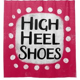 Duschvorhang mit High Heel Shoes