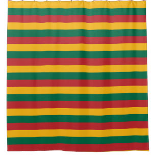 Duschvorhang mit litauischer Flagge