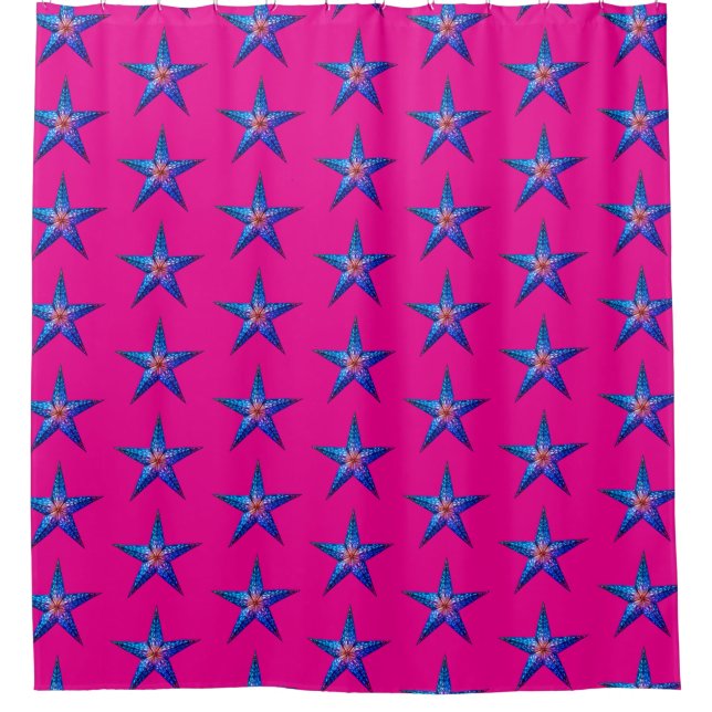 Duschvorhang mit Papierlaternen (Vorderseite)