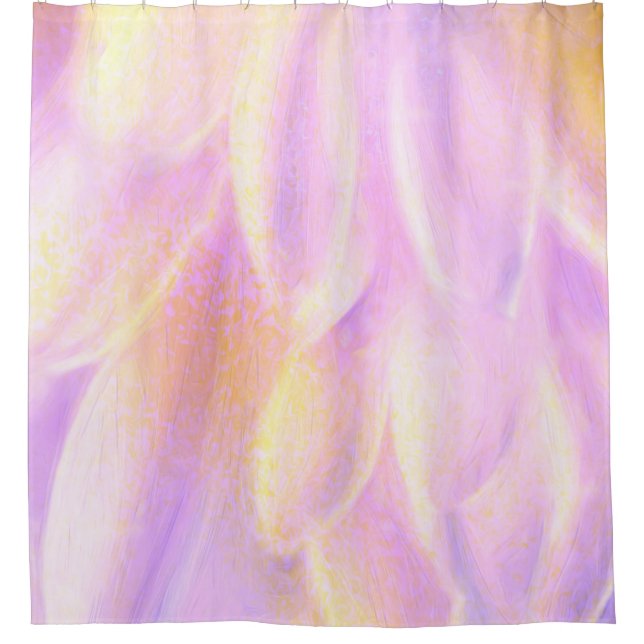 Duschvorhang mit rosa Petals (Vorderseite)