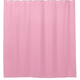 Duschvorhang mit rosa Sternen