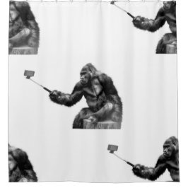 Duschvorhang mit Selbstbedienung