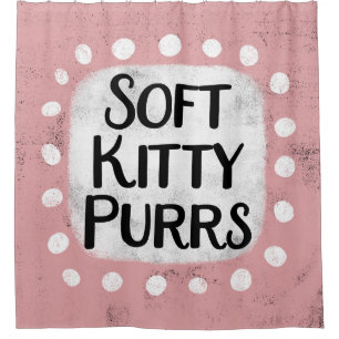 Duschvorhang mit Soft Kitty Purrys