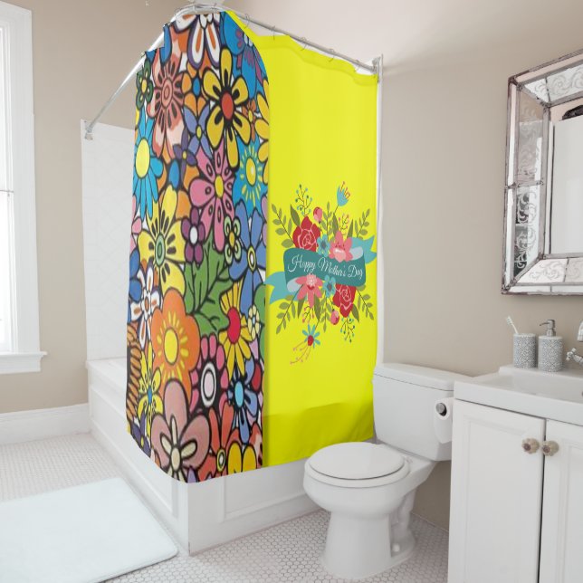 Duschvorhang Muttertag (Beispiel)