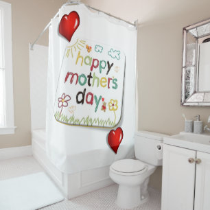 Duschvorhang Muttertag