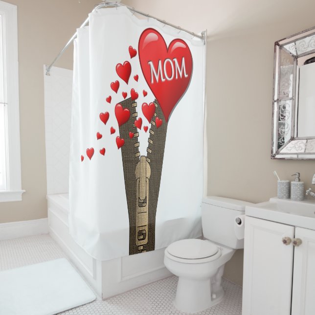 Duschvorhang Muttertag (Beispiel)