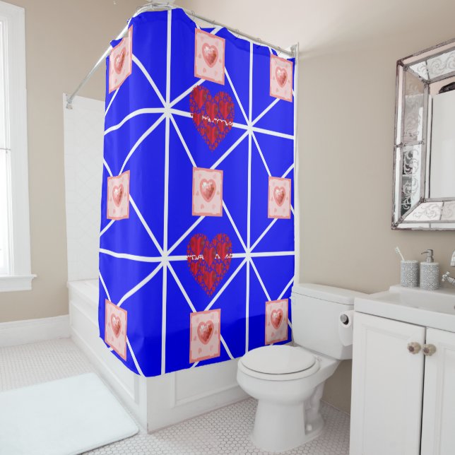 Duschvorhang Muttertag (Beispiel)