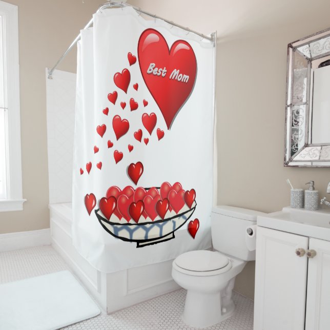 Duschvorhang Muttertag (Beispiel)